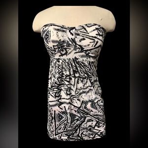 Warehouse one Strapless dress